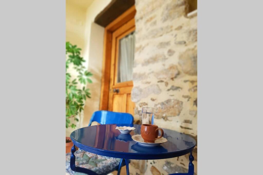 Traditional Cretan Stone House In The Center Of Crete Litos المظهر الخارجي الصورة